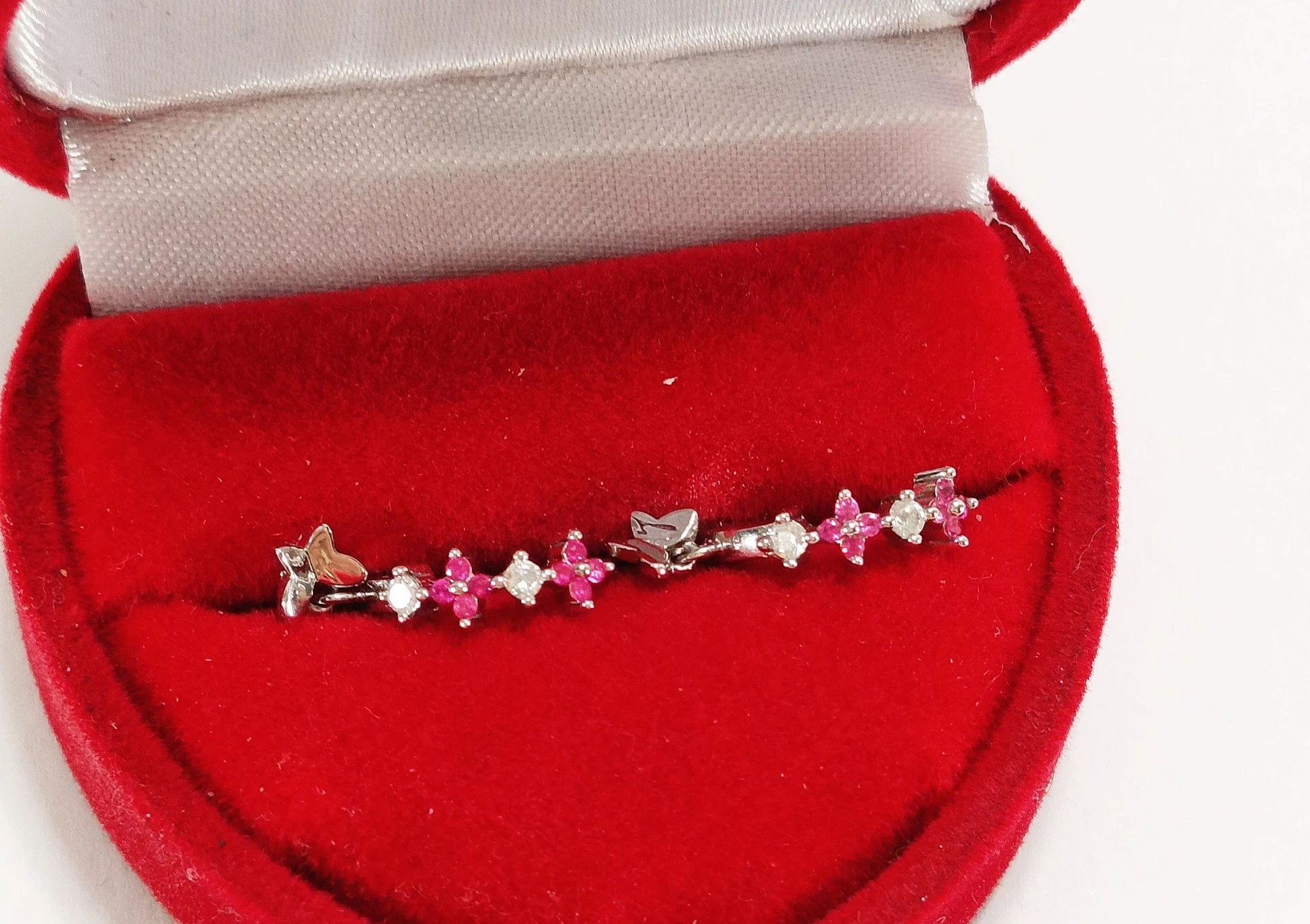 piekne-srebrne-kolczyki-kwiatki-i-motyle-srebro-925-177-rozowe-cyrkonie-stan-11323-2