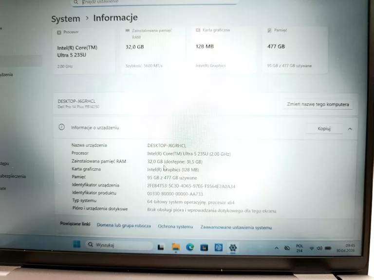 laptop-dell-pro-14-pc14250-14-intel-core-ultra-5-32-gb-500-gb-kod-producenta-dellpro14ultra5laptopfactory