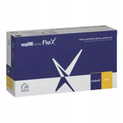 RĘKAWICZKI NITRYLOWE EASYCARE NITRILE FLEX KOBALTOWE ZARYS ROZ.[M] 100 SZT