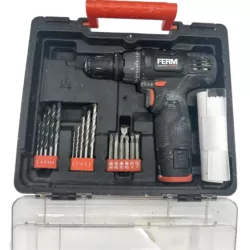 ZESTAW WIERTARKO-WKRĘTARKA FERM Z AKUMULATOREM FERM AX POWER 12V