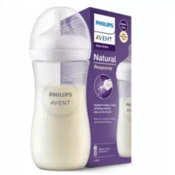 BUTELKA PHILIPS AVENT NATURAL RESPONSE SCY906/01 330 ML SMOCZEK NR 4 3M +