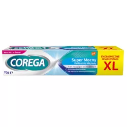 COREGA KREM DO PROTEZ SUPER MOCNY DELIKATNIE MIĘTOWY XL 70 G
