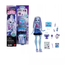 MONSTER HIGH STRASZYRELAKS SELF-CARE LALKA ABBEY BOMINABLE ZESTAW 4+ JHK44