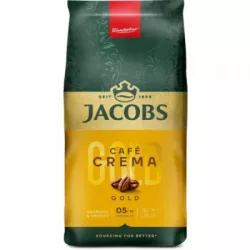 KAWA ZIARNISTA JACOBS CREMA GOLD 1 KG, INTENSYWNOŚĆ 5/10