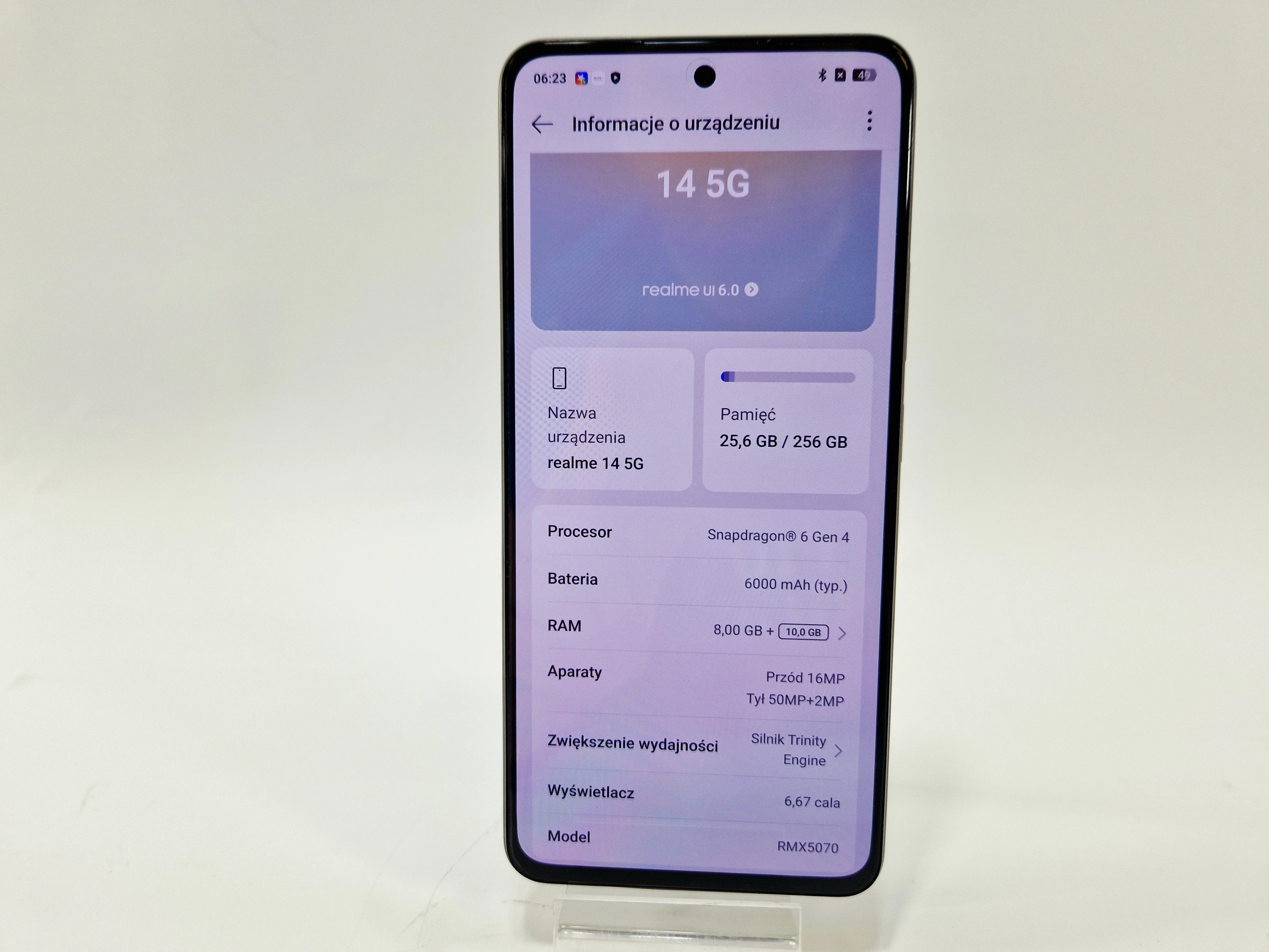 smartfon-realme-14-5g-8gb256gb-brazowy-czytaj-opis-pojemnosc-akumulatora-6000