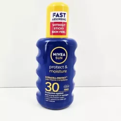 NIVEA, NAWILŻAJĄCY BALSAM W SPRAYU DO OPALANIA SPF30, 200 ML