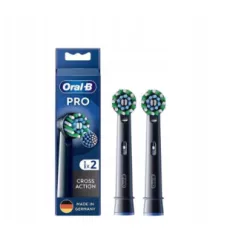 KOŃCÓWKA ORAL-B CROSS ACTION EB50 BLACK DO SZCZOTECZKI ELEKTRYCZNEJ 2 SZT