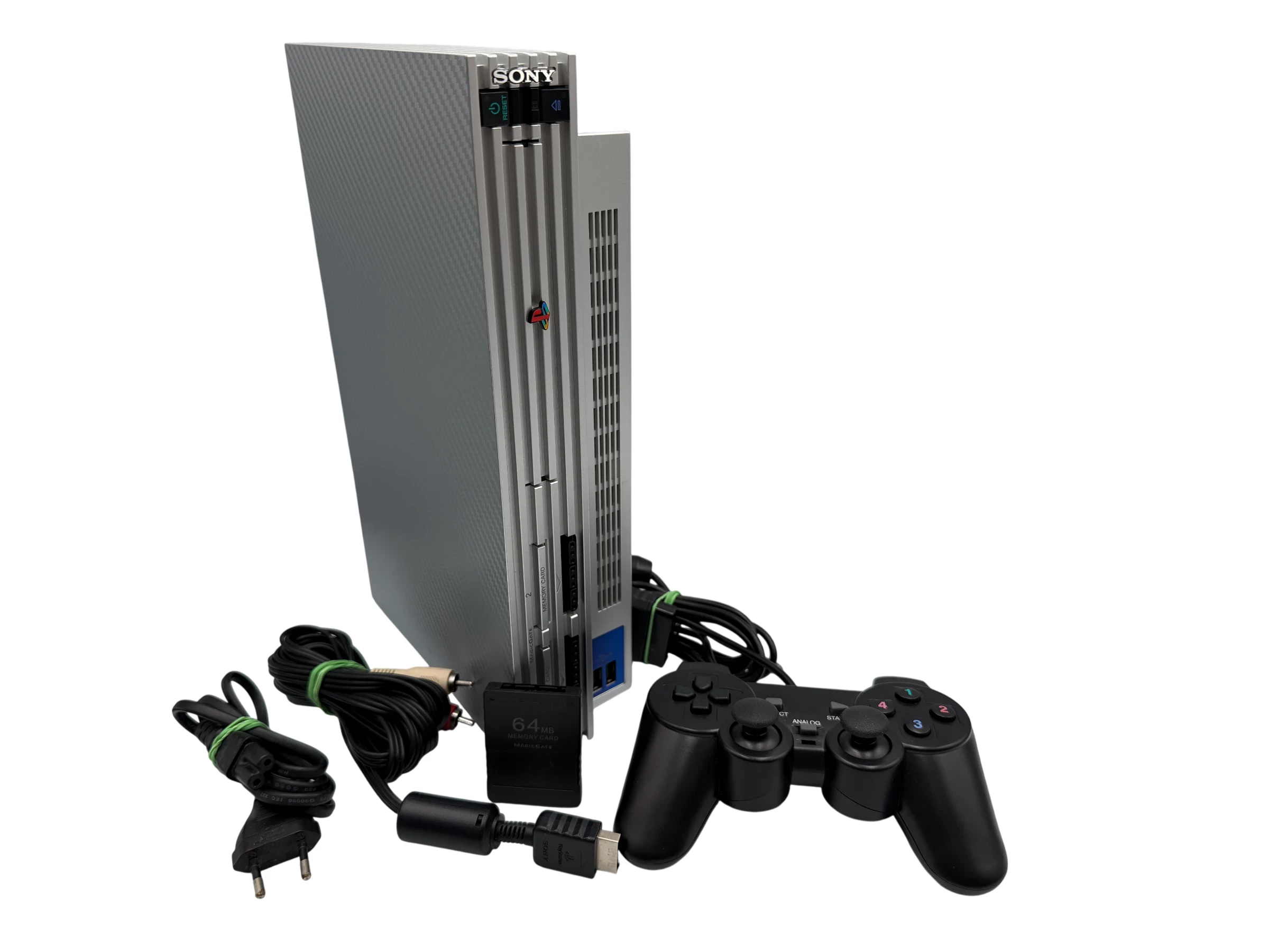 konsola-sony-playstation-2-scph-50004-wersja-limitowana-pad-karta-andrzeja-10-katowice