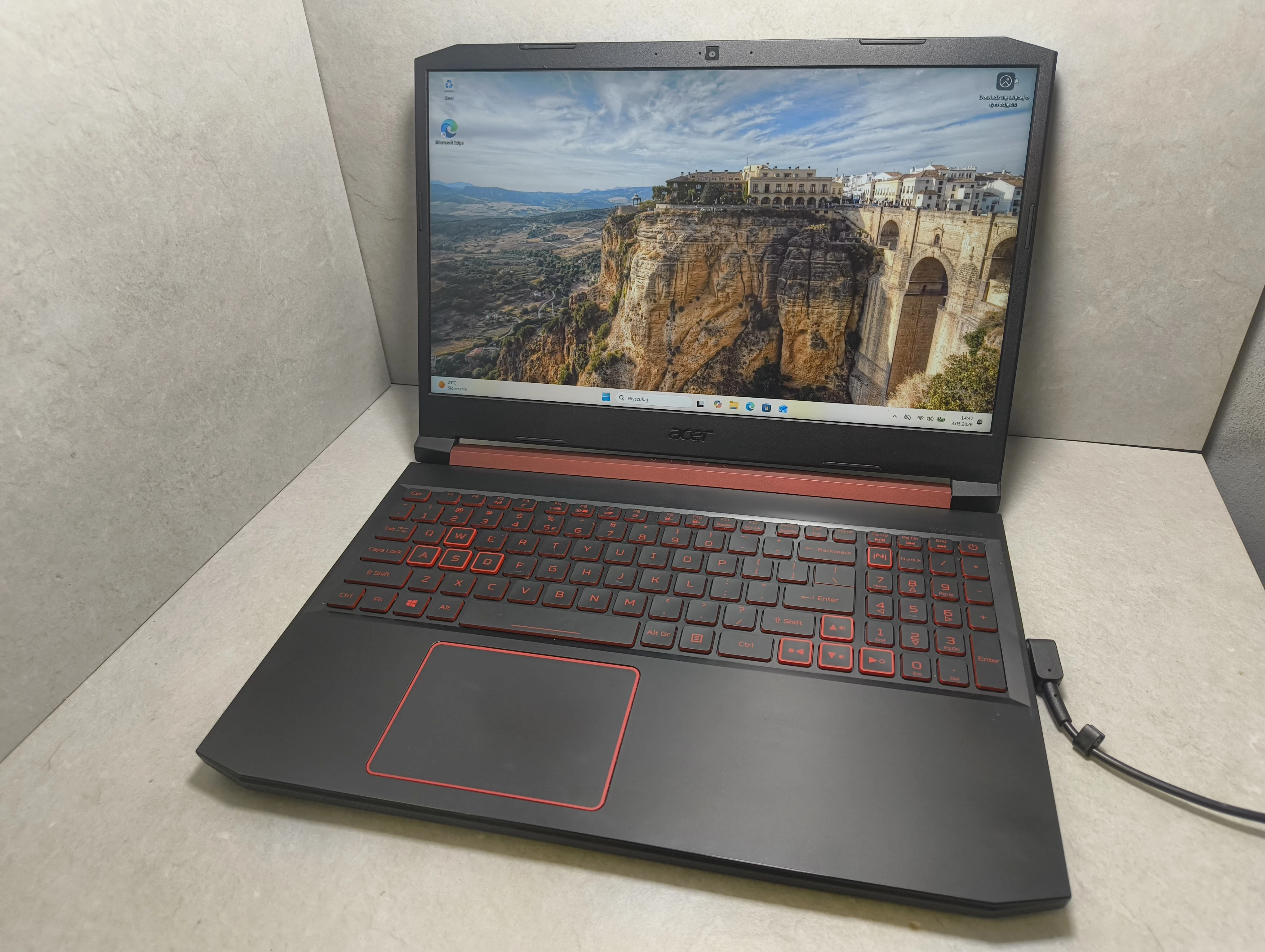 laptop-acer-nitro-n18c3-ryzen-5-8gb512gb-vega-8-rx-560x-osiedle-niepodleglosci-1-krakow