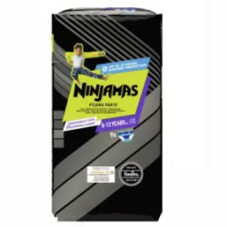 PAMPERS NINJAMAS STATKI KOSMICZNE CHŁONNA BIELIZNA NA NOC, 8-12 LAT, 9 SZT