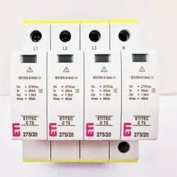 OGRANICZNIK PRZEPIĘĆ ETI POLAM C T2 275/20 4+0 230 V IP20