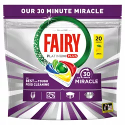 KAPSUŁKI DO ZMYWARKI FAIRY PLATINUM PLUS 30 MM LEMON 20 SZT