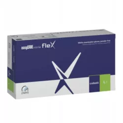 RĘKAWICZKI NITRYLOWE EASYCARE NITRILE FLEX KOBALTOWE ZARYS ROZ.[L] 100 SZT