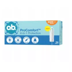 O.B. PROCOMFORT SUPER TAMPONY 24 SZTUKI