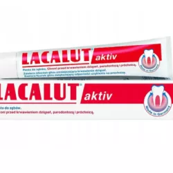 LACALUT AKTIV PASTA DO ZĘBÓW CHRONI PRZED KRWAWIENIEM PARADONTOZĄ 75 ML