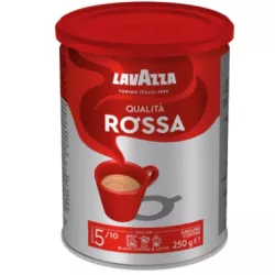KAWA MIELONA LAVAZZA QUALITA ROSSA 250G - PUSZKA DW: 30.11.2027 R.