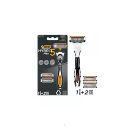 BIC HYBRID FLEX5 MASZYNKA DO GOLENIA DLA MĘŻCZYZN RĄCZKA + 2 WKŁADY