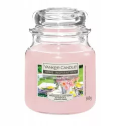 ŚWIECA YANKEE CANDLE HOME INSPIRATION GARDEN PARTY 340G