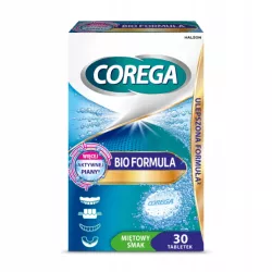 COREGA TABLETKI DO CZYSZCZENIA PROTEZ 30 TABLETEK