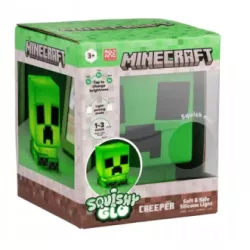 MINECRAFT SILIKONOWA LAMPKA CREEPER Z AKUMULATOREM 15CM