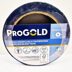 TAŚMA MASKUJĄCA PROGOLD PAPIEROWA NIEBIESKA 38 MM X 33 M