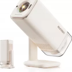 AURZEN BOOM AIR INTELIGENTNY OBROTOWY PROJEKTOR GOOGLE TV 4K DOLBY AUDIO