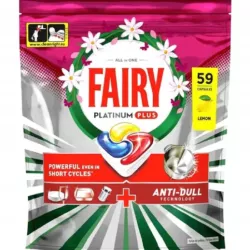 KAPSUŁKI DO ZMYWARKI FAIRY PLATINUM PLUS ALL IN ONE 59 SZT. 8006530341981
