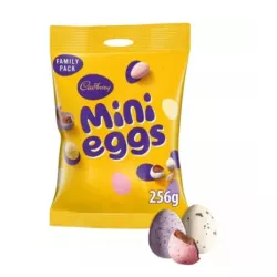 MINI EGGS CUKIERKI CZEKOLADOWE CADBURY 256G DW: 31.07.2027 R.