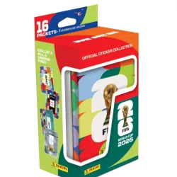 PANINI FIFA WORLD CUP 2026 NAKLEJKI DUŻA PUSZKA 16 SASZETEK 112 NAKLEJEK