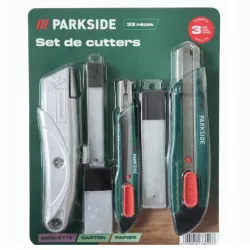 PARKSIDE 33 OSTRZA NOŻE DO CIĘCIA DYWANÓW TEKTURY PAPIERU MOCNE