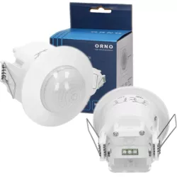 CZUJNIK RUCHU I OBECNOŚCI ORNO OR-CR-222 360 STOPNI IP20 1200W 3 SENSORY
