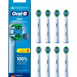 KOŃCÓWKI DO SZCZOTECZKI ORAL-B PRECISION CLEAN 8 SZT 8006540894002