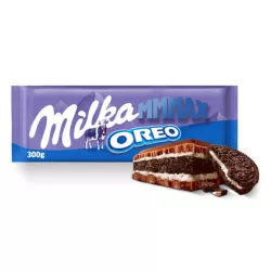 MILKA OREO MMMAX XXL MLECZNA CZEKOLADA Z CIASTECZKAMI OREO 300G