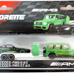 MAJORETTE MERCEDES AMG Z PRZYCZEPĄ