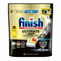TABLETKI FINISH ULTIMATE PLUS ALL IN ONE LEMON 28SZT