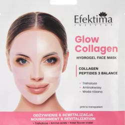 EFEKTIMA GLOW COLLAGEN MASKA DO TWARZY ODŻYWIENIE 5906482500531