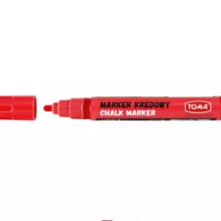 MARKER ZMAZYWALNY CZERWONY TOMA 1 SZT.
