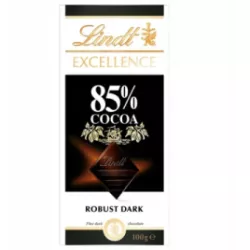 LINDT EXCELLENCE 100G 85% COCOA ROBUSTA DARK WYŚMIENITA CZEKOLADA GORZKA