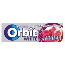 ORBIT WHITE RASPBERRY POMEGRANATE GUMA DO ŻUCIA BEZ CUKRU 14 G