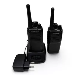 ZESTAW KRÓTKOFALÓWKI KENWOOD - TK3701D + NX1300 + ŁADOWARKA KSC 35S