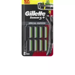 GILLETTE SENSOR 3 + SPECIAL EDITION ALOES OSTRZA DO MASZYNKI 8 SZTUK