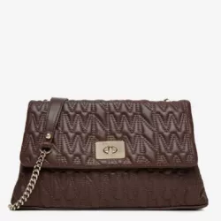 NINE WEST TOREBKA TKANINA BRĄZOWY
