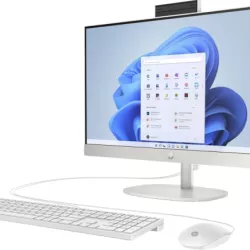 HP ALL-IN-ONE PC, EKRAN DOTYKOWY FHD 23,8"AMD RYZEN 5 7520U, 16 GB 512 GB