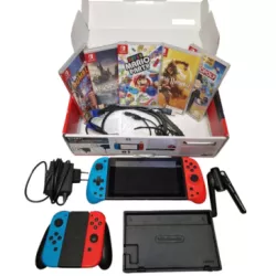 KONSOLA NINTENDO SWITCH HAC-001(-01) 32GB + 64GB/ KOMPLET PLUS GRY