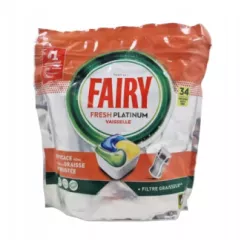 KAPSUŁKI DO ZMYWARKI FAIRY FRESH PLATINUM VAISSELLE 34 SZTUKI