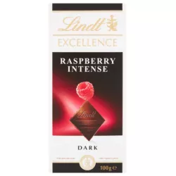 LINDT EXCELLENCE CZEKOLADA RASPBERRY INTENSE 100G