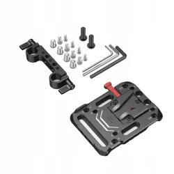 PŁYTKA ADAPTER SMALLRIG UCHWYT Z PRĘTAMI DO AKUMULATORÓW V-MOUNT RIGU VIDE