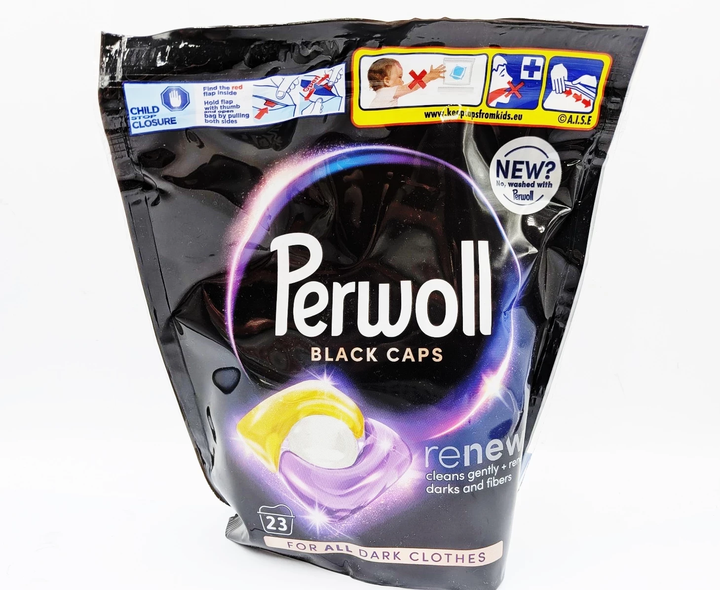 PERWOLL BLACK CAPS 23 SZT