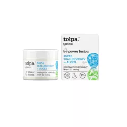 KREM NAWILŻAJĄCY TOŁPA GREEN FUSION KWAS HIALURONOWY + ALOES DZIEŃ/NOC 50M