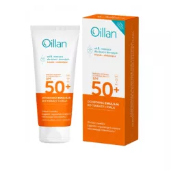 OILLAN SUN OCHRONNA EMULSJA DO OPALANIA SPF50 SKÓRA WRAŻLIWA 100 ML
